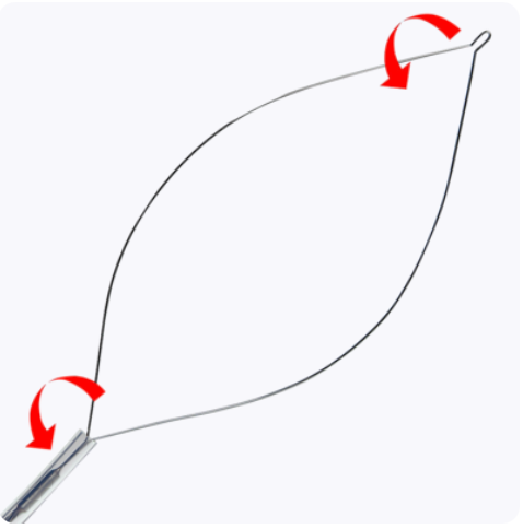 electrosurgical-snare,-rotatable,-monofil-verbrauchsmaterial