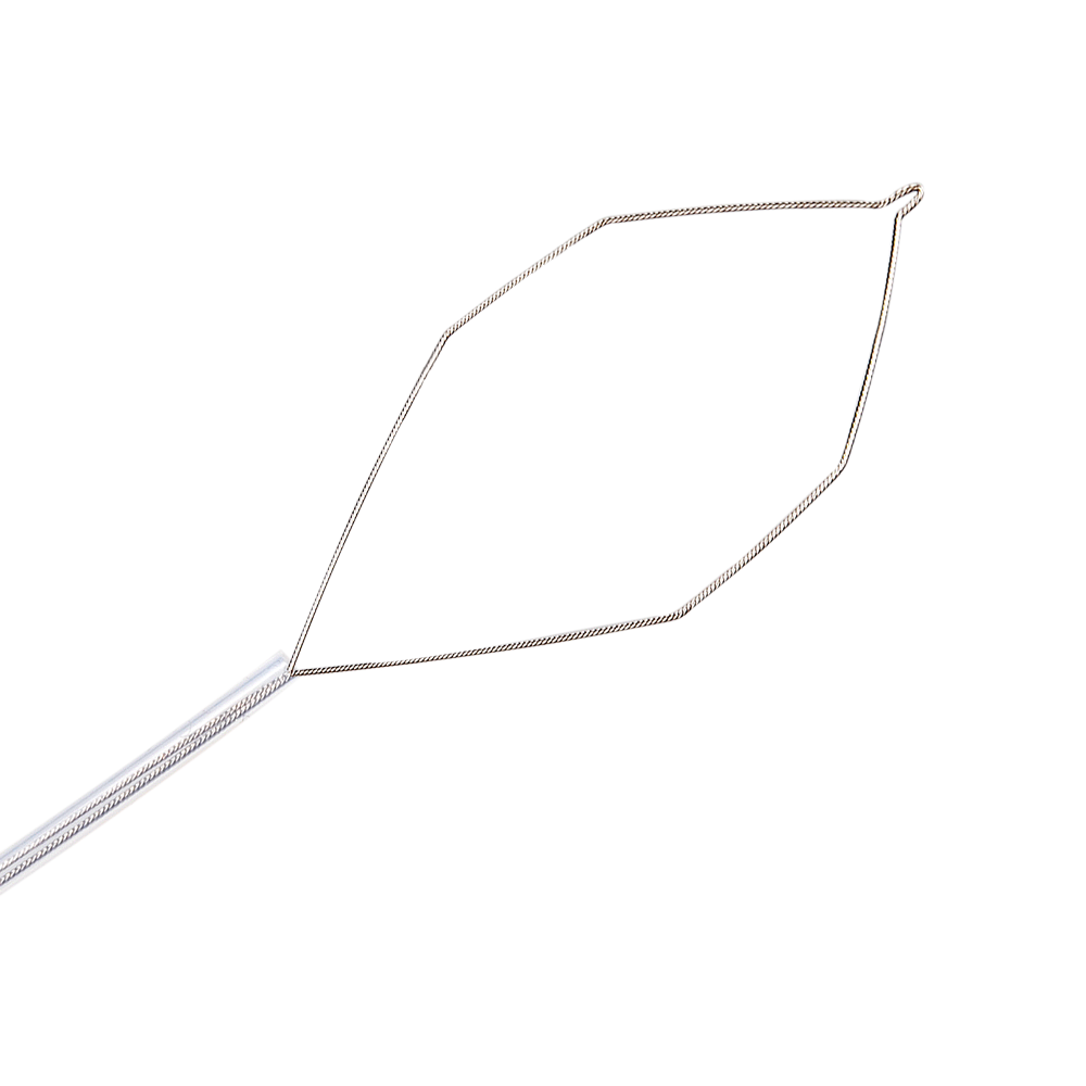 Electrosurgical Snare, Twisted wire disposable, hexagonal loop, 230cm length