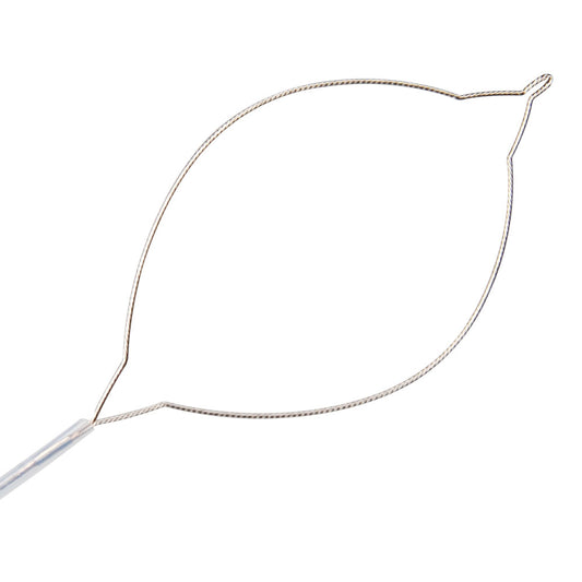 Electrosurgical Snare, rotatable, twisted wire disposable, oval loop, 230 cm length