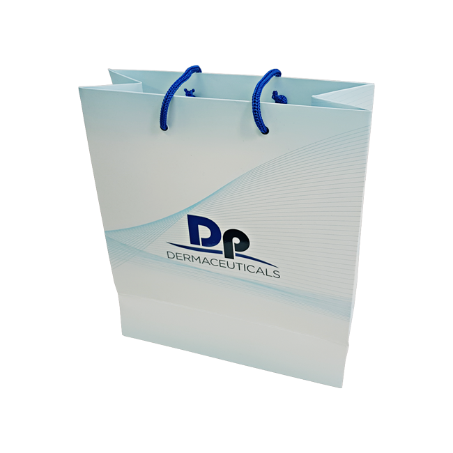 Dp Dermaceuticals Papiertasche mit Kordelhenkeln