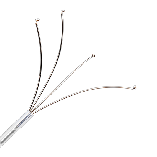 Disposable 4-Prong Type Grasping Forceps with loop, 2.5mm diameter, 230 cm length