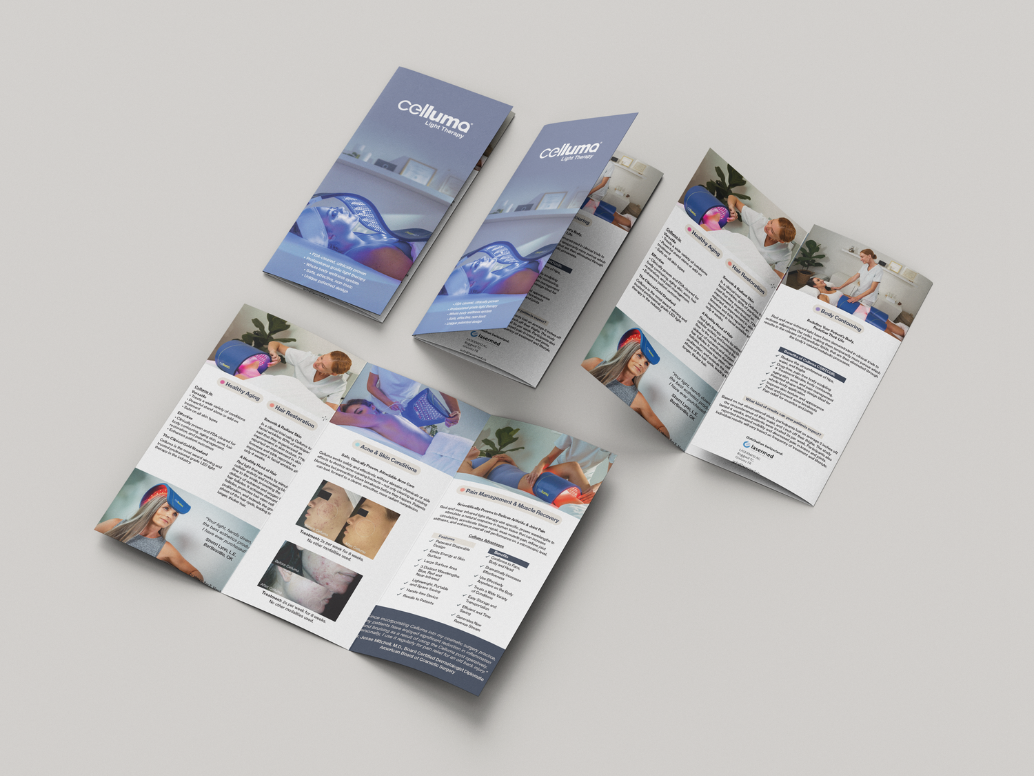 Broschüre LED-Therapie, Französisch, Studio